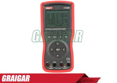 China Ut265b Auto 2 Double Electrical Instruments Clamp Digital Phase Meter Factor Tester RS -232 for sale