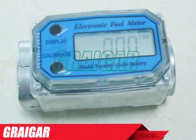 China Mini Portable Turbine Diesel Flow Meter /  Fuel Oil Flowmeter High-accuracy and Durable for sale