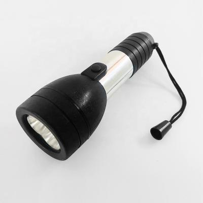 China 2D Factory Wholesale Plastic Factory Wholesale Plastic Emergency 3 LED Flashlight Aluminum PS Torch For Outdoor for sale