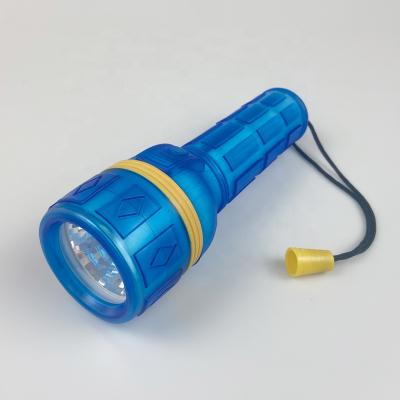 China Factory Wholesale 2D Emergency Plastic BATTERY 3 LED Flashlight Plastic RUBBER Torch For Outdoor Camping for sale