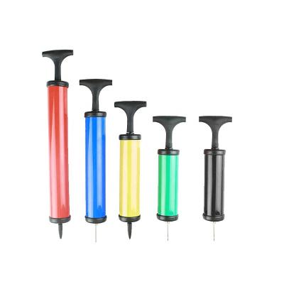 China Portable Mini Air Compressor Balloon Pump Handheld Vacuum Pump Compressor with Needle, Nozzles, Rubber Hose, Manual Inflator Tool for Balls for sale