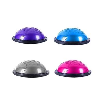 China Relax Relax Pilates Exercise Yoga Ball Half Spiky Yoga Resistance Bands Half Gym Trainer Balance Half Ball Anti-Splinter Ball PVC Round Fitness for sale