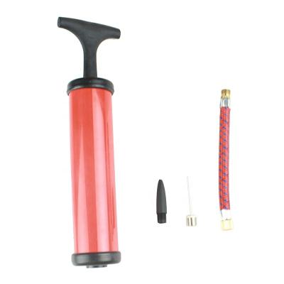 China Portable Hand Held Small Mini Inflator With Needles Pump, Hand Grip Mini High Pressure Air Pump Piston Compressor Inflator With Pin Needle for sale