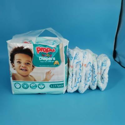 China Factory Price High Cheap High Absorbency Anti-leakage Printed Disposable Baby Diaper For Baby for sale