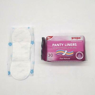 China Breathable Feminine Disposable Daily Pantyliner Panties Liner Free Sample for sale