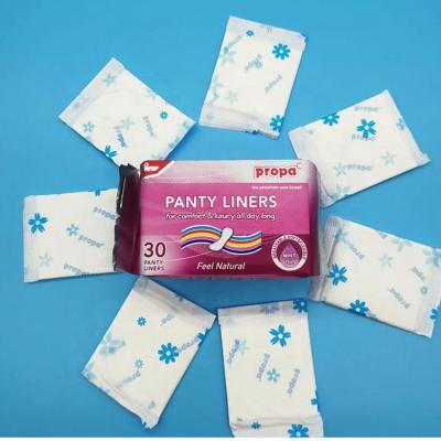 China Disposable Menstrual Sanitary Napkin 180Mm Breathable Feminine Lining Mini Pad Organic Cotton Made Panties for sale