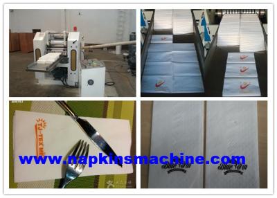 China Auto Folding And Cutting Paper Napkin Printing Machine 380V 220V 50Hz , 3 Phase for sale