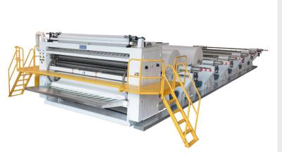 China Soft Pack Facial Tissue Machine 300meter Per Min with Embossing Printing for sale