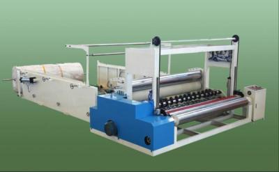 China Toilet Paper Roll Slitting Machine and Rewinding Machine for Industrial Roll for sale