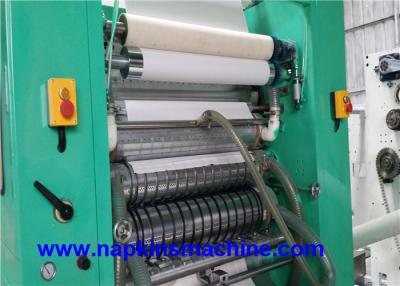 China Six Fold Paper Towel Making Machine Point To Nest Color Glue Lamination for sale