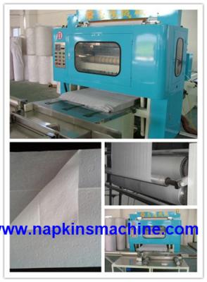 China Embossing Laminated Paper Towel Making Machine , Hand Paper Towel Folder Machine  for sale