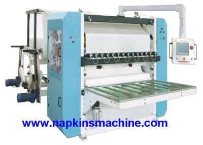 China Interleaved Fold Facial Tissue Machine With Two Color Printing / Tissue Folding Machine for sale