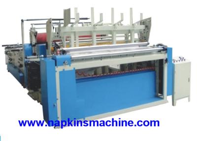 China High Speed Toilet Tissue Paper Making Machine , Auto Trimming / Gluing And Sealing for sale