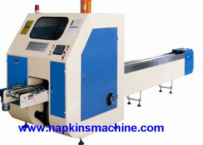 China High Precision Toilet Paper Roll Log Cutting Machine , PLC Program Control for sale