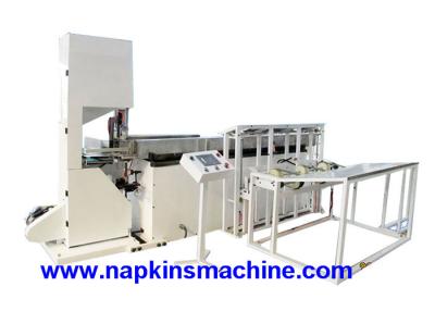 China Horizontal Band Saw Cutting Machine for Facial Tissue 100 Cuts Per Min for sale