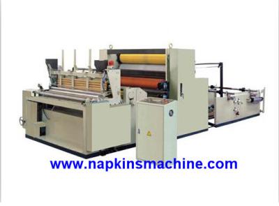 China Full Automatic Toilet Paper Making Machine , Jumbo Roll Toilet Tissue Machine for sale