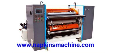 China Plastic And Stretch Film Slitting Machine / Thermal Paper Roll Slitter Rewinder for sale