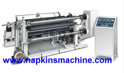 China Fully Automatic Adhesive Tape Sticker Paper Slitting Rewinding Machine for sale