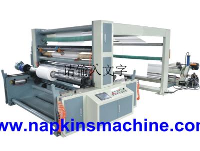 China Self Adhesive Paper Roll Slitting Machine / Paper Rewinding Machine For POS Paper for sale