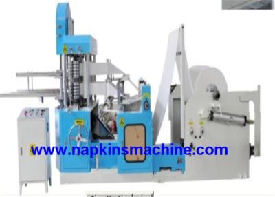 China Recycling 2 Deck Tissue Paper Making Machine / Napkin Packing Machine for sale