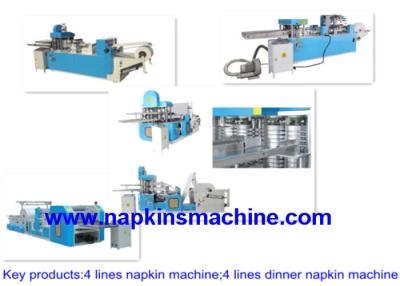 China Embossed Two Line Paper Napkin Machine For Making Napkin Tissue Product for sale