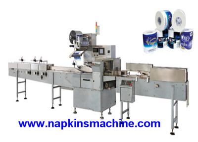 China Automatic Single Toilet Roll Packing Machine For Plastic Soft Bag Wrapping for sale