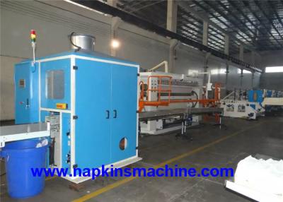 China Soft Bag Packing Facial Tissue Production Line With Tissue Cutting Machine for sale