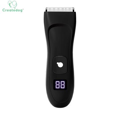 China Hotel Men's Hair Electric Shaver Trimmer Manscap Cordless Waterproof Groin Body Pubic Hair Trimmer for sale