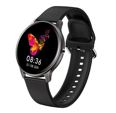 China 2021 low price mens LW02 smartwatch ip68 smart watch heart rate monitor rohs touch screen ready to ship for cellphones for sale