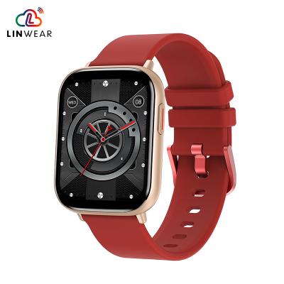 China Wifi Linwear LA07 Sport Smart Watches OEM 2021 1.65 Inch 3Atm AMOLED Blood Oxygen Monitor Women Bt5.0 Waterproof Smartwatch Wristband for sale