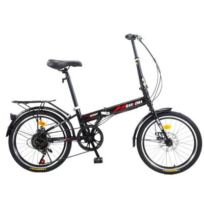 China Popular new design foldable bicycle decalthon 145-185 cm 20 inch folding bike front fork disc brakes sport bike for sale