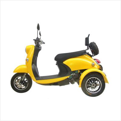 China Passenger 500W Commercial Brushless Motor Bms Waterproof 60V Disc Drum Brake New 3 Wheel Scooter Electric Tricycle for sale