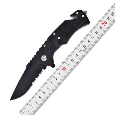 China Non-variable aluminum alloy custom handle folding outdoor knife hunting survival camping knife for sale