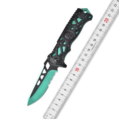 China Non-variable Knife Wilderness Survival Multifunctional Outdoor Folding Portable Camping Pocket Knife for sale