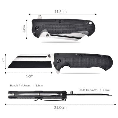 China Non-variable stainless steel outdoor sports folding knife wilderness jungle portable pocket knife for sale