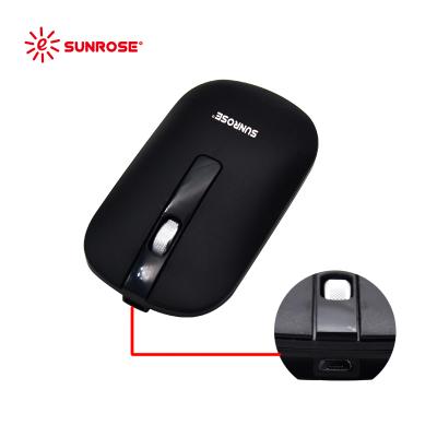 China 3D Super Slim 2.4G 1200 DPI Multi Device Multi Button Driver Rechargeable Wireless Computer Mouse Long Life for sale