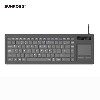 China Anti-ghosting ultra-thin scissor wired industrial keyboard with touchpad usb mouse keyboard combo for sale