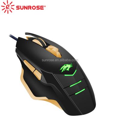 China With Fingerprint System 7 Color Led Avago Sensor Optical Gaming Mouse for sale