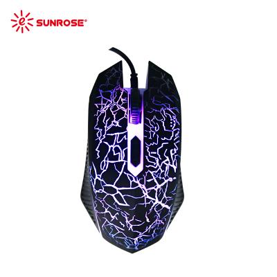 China 3D Wired High Sensitivity Rainbow Color Ergonomic Gaming Mouse for sale