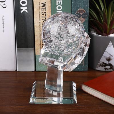 China Nordic Europe Photo Props Crystal Ball Glass Sphere Display Hand Bracket Palm Tray Holder for sale