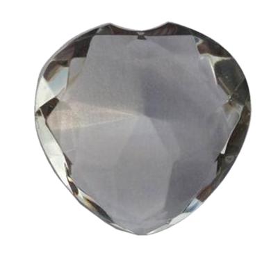 China Europe New Cheap Love Heart Glass Crystal Diamond For Decorative for sale