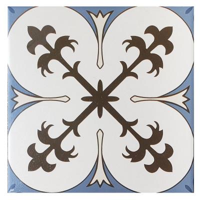 China Modern Floral tile and plant texture design for kitchen floor and wall matte artificial flower tile for sale