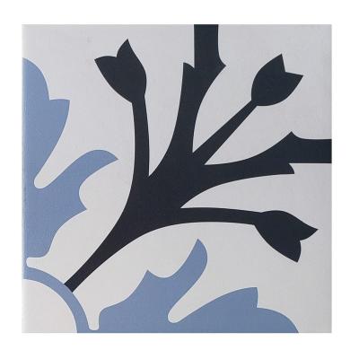 China Modern Wall feature tiles home decoration leaves design 20x20cm size ceramic wall tile for sale