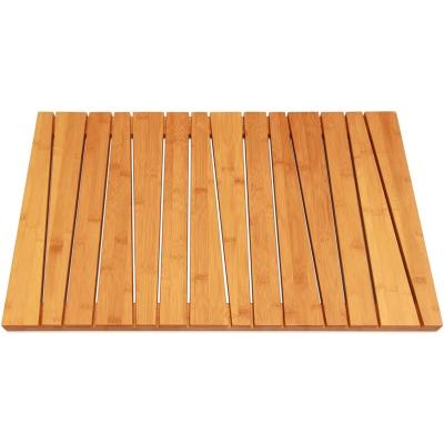 China Factory viable wholesale deep customized anti slip bathroom toilet room luxury wood floor mat for sale