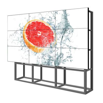 China 46 Inch 3x3 Full HD Monitor Floor Standing Indoor Frameless Seamless Touch Screen Interactive Video Wall for sale