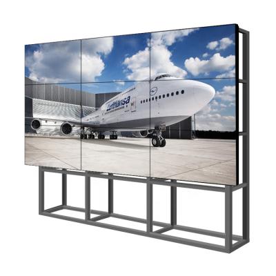 China Indoor promotion price 49 3.5mm bezel 4K lcd videowall screen for exhibition rent event advertising for sale