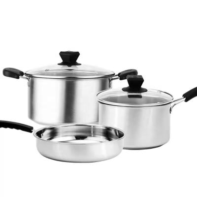 Κίνα Sustainable stainless steel cookware set cooking pot προς πώληση