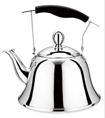 China Viable Factory Wholesale Best Selling Stainless Steel Water Whistling Kettle With Unique Handle for sale