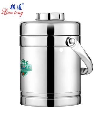 Κίνα 100% Leakproof Heatable Stainless Steel Vacuum Food Container Thermos Insulated Food Hot Pot With Handle προς πώληση