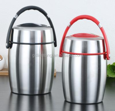 China Stainless Steel Thermos Food Container Heatable Insulated Food Storage Pot for sale